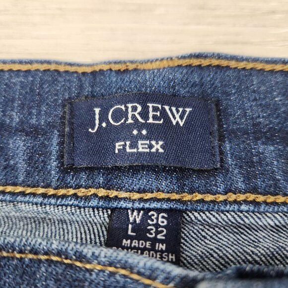J.Crew Flex Mens Jeans Dark Wash Denim Mens Size W35 L32 - Picture 8 of 15